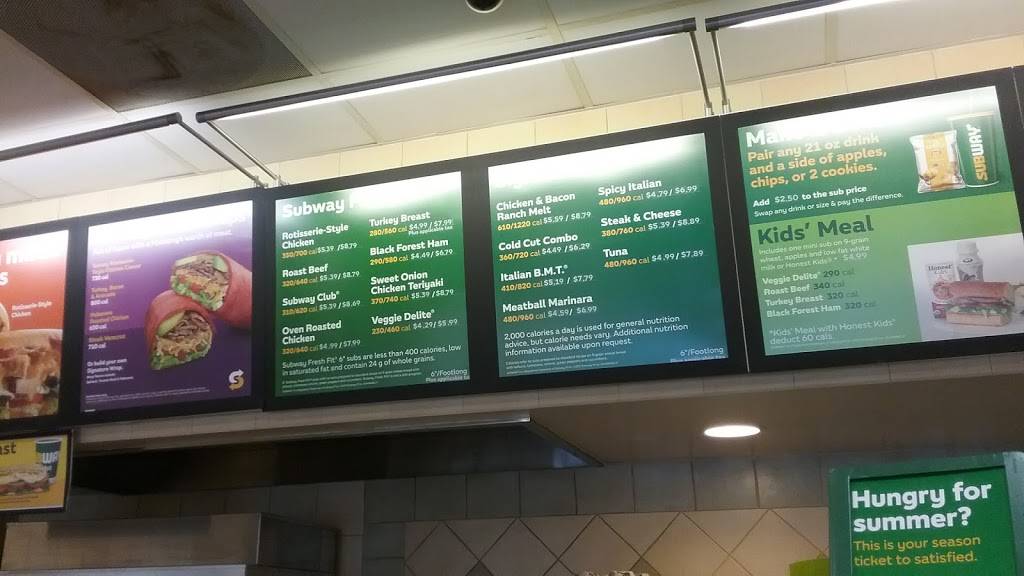 Subway Restaurants | restaurant | 4919 N Eagle Rock Blvd, Los Angeles, CA 90041, USA | 3232547563 OR +1 323-254-7563