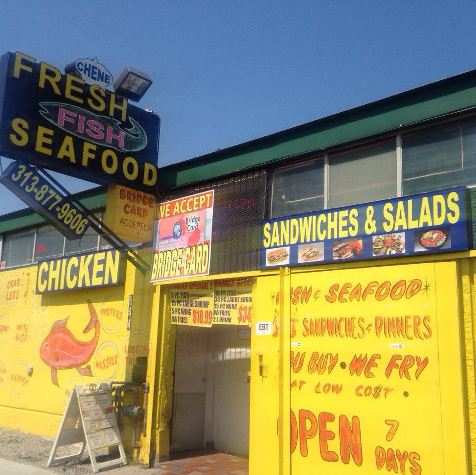 Chene Fish & Seafood Co | restaurant | 644 Chene, Detroit, MI 48207, USA | 3138779606 OR +1 313-877-9606