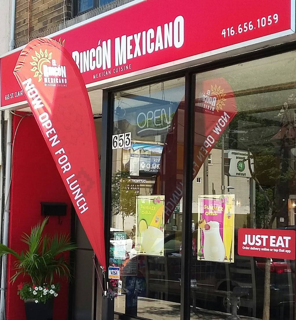 El Rincon Mexicano | restaurant | 653 St Clair Ave W, Toronto, ON M6C 1A7, Canada | 4166561059 OR +1 416-656-1059