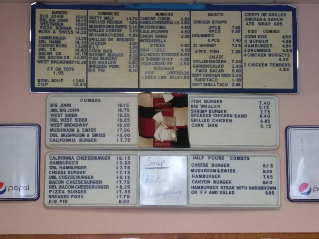 Donnas Big Johns Drive-In | restaurant | 125 Broadway W, Little Falls, MN 56345, USA | 3206164733 OR +1 320-616-4733