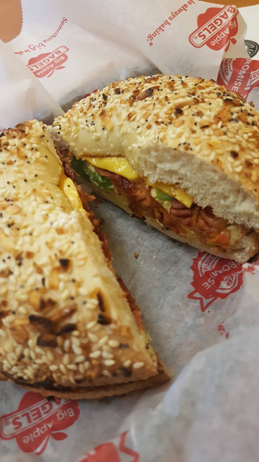 Big Apple Bagels | bakery | 1961 Wisconsin Ave, Grafton, WI 53024, USA | 2623769920 OR +1 262-376-9920