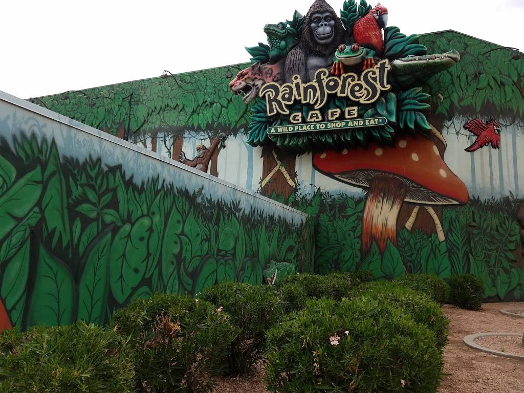 Rainforest Cafe | restaurant | 5000 S Arizona Mills Cir #573, Tempe, AZ 85282, USA | 4807529100 OR +1 480-752-9100