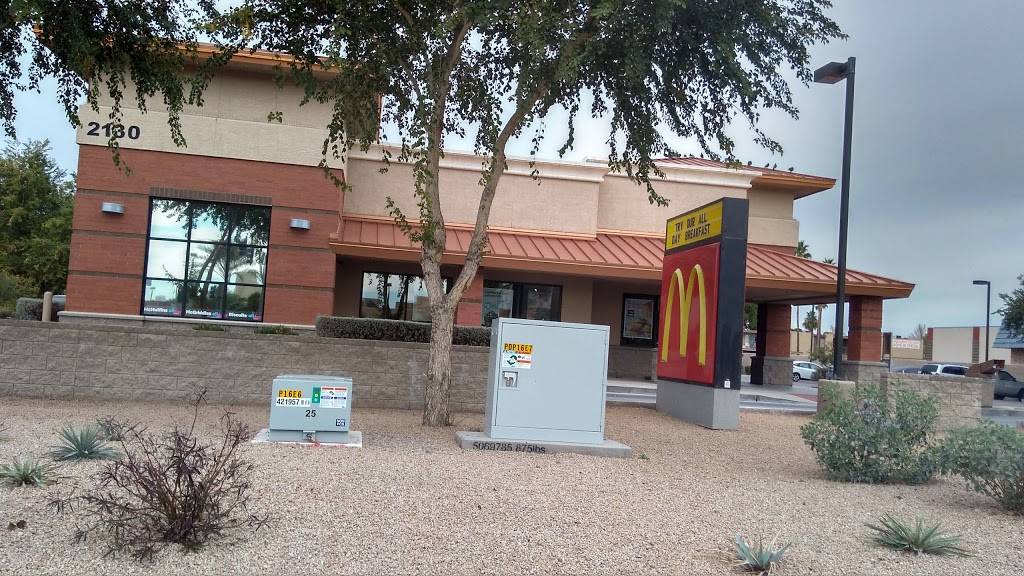 McDonalds | cafe | 2130 W Southern Ave, Mesa, AZ 85202, USA | 4808335761 OR +1 480-833-5761