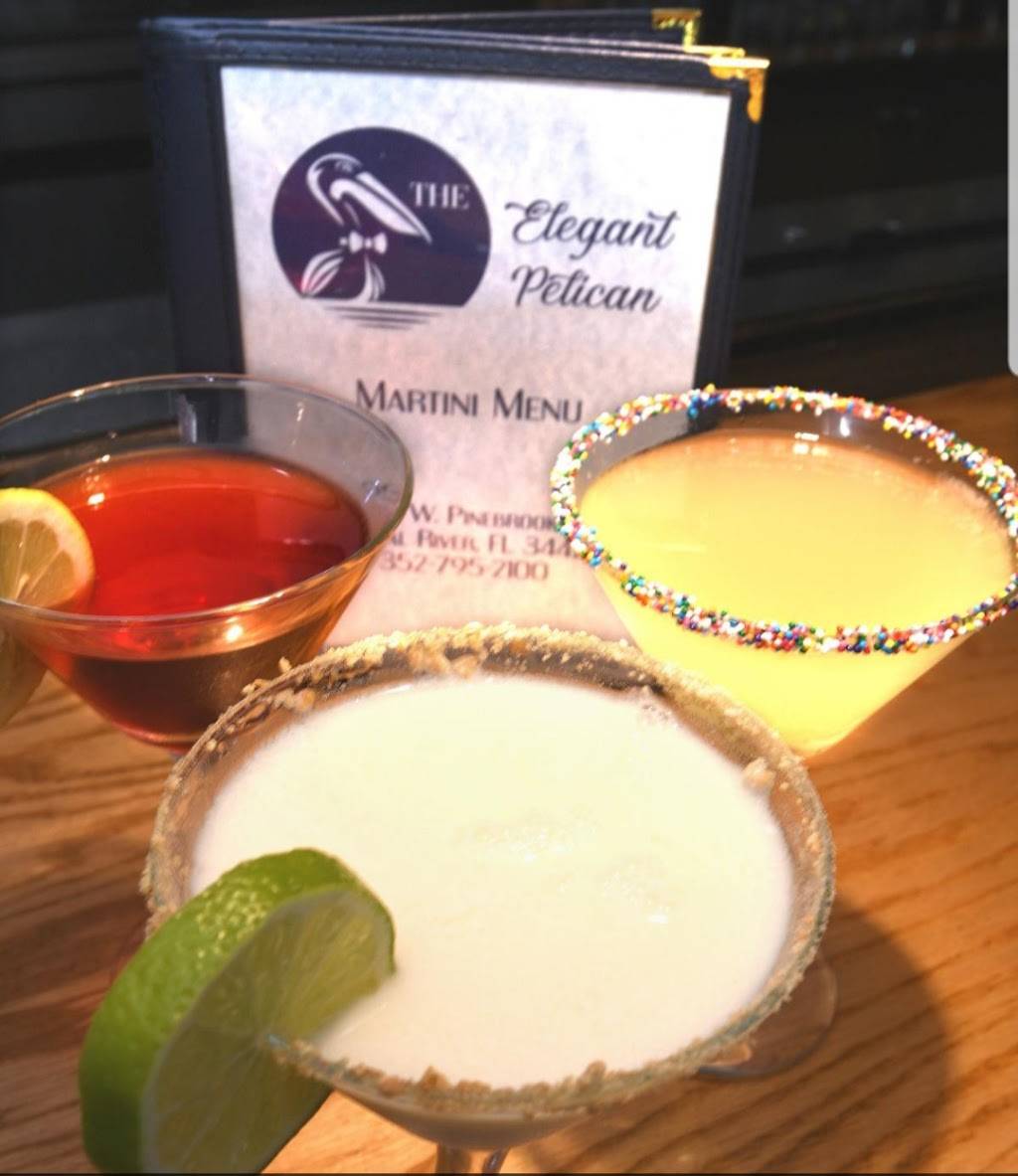 The Elegant Pelican | restaurant | 7395 W Pinebrook St, Crystal River, FL 34429, USA | 3527952100 OR +1 352-795-2100