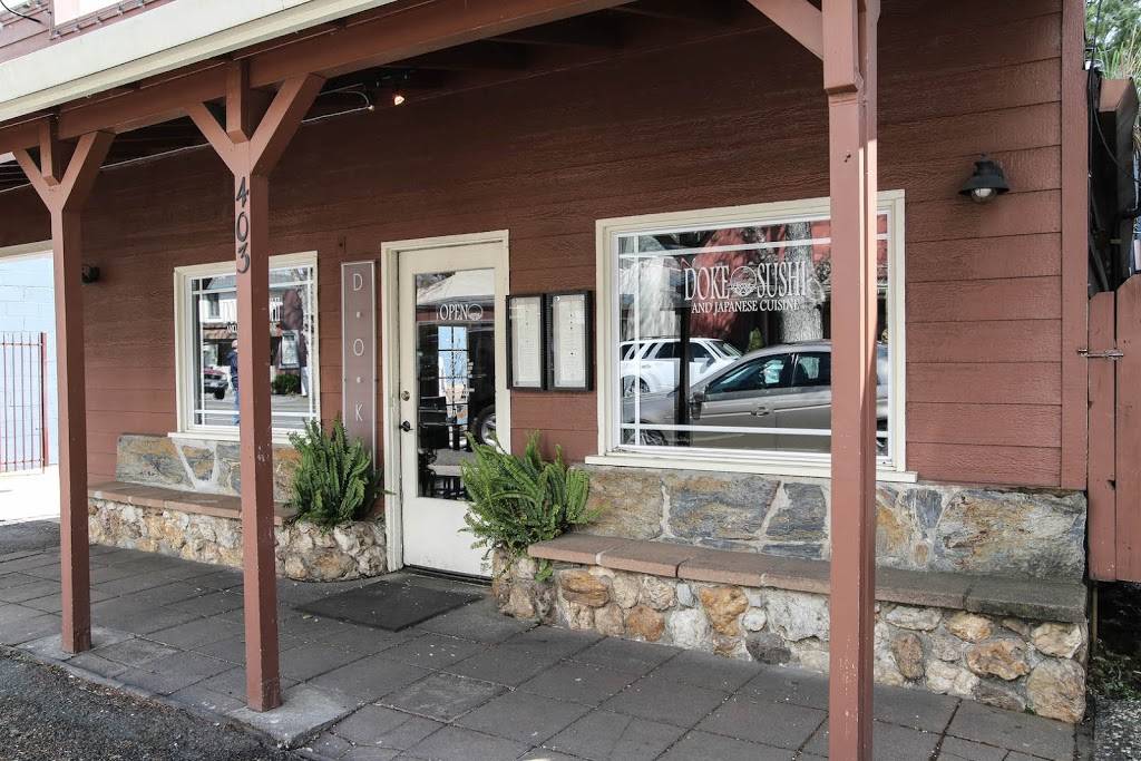 Doke Sushi | restaurant | 9628, 403 Main St, Murphys, CA 95247, USA | 2098903963 OR +1 209-890-3963