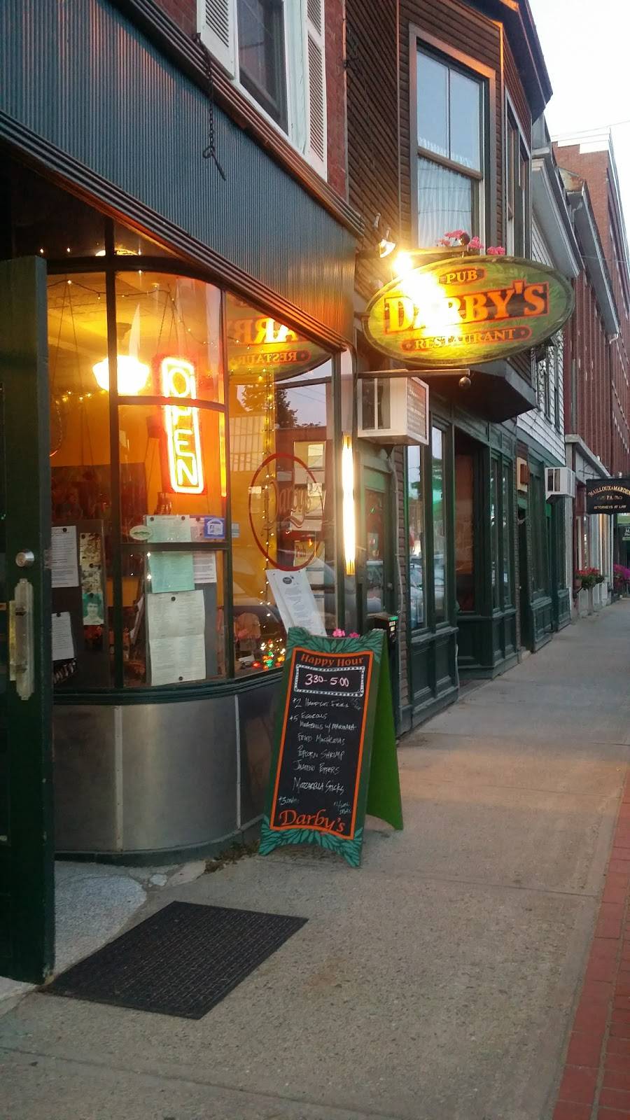 Darbys | restaurant | 155 High St, Belfast, ME 04915, USA | 2073382339 OR +1 207-338-2339