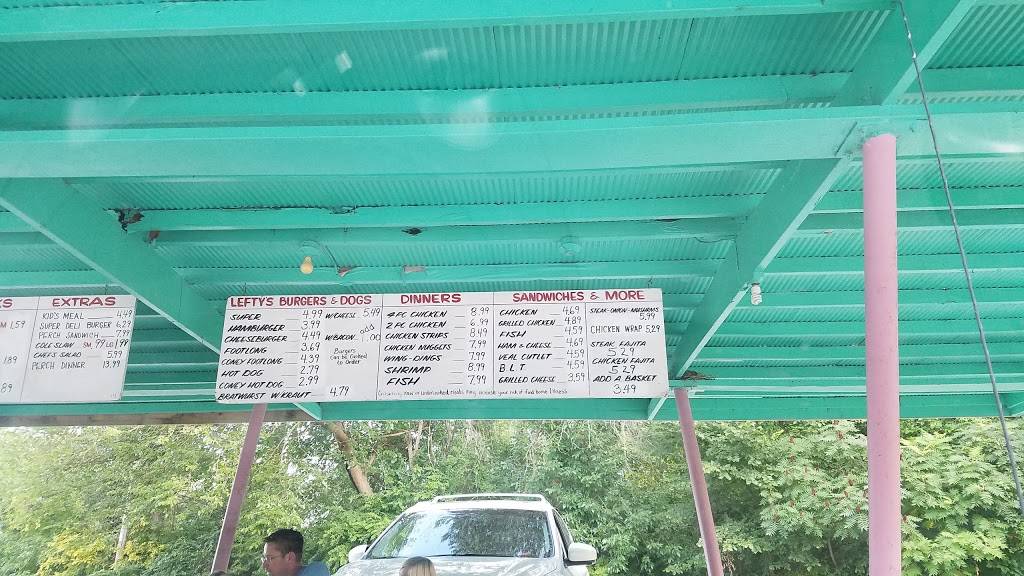 Leftys Drive In | restaurant | 9505 Port Austin Rd, Bay Port, MI 48720, USA | 9896569950 OR +1 989-656-9950