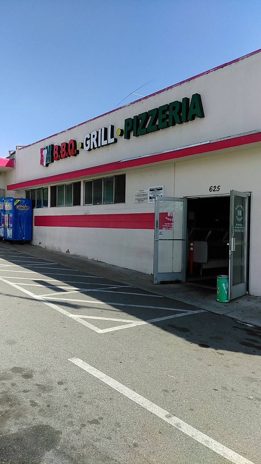 BVM BBQ Grill Pizzeria | restaurant | 625 69th St, San Diego, CA 92114, USA | 6195017100 OR +1 619-501-7100