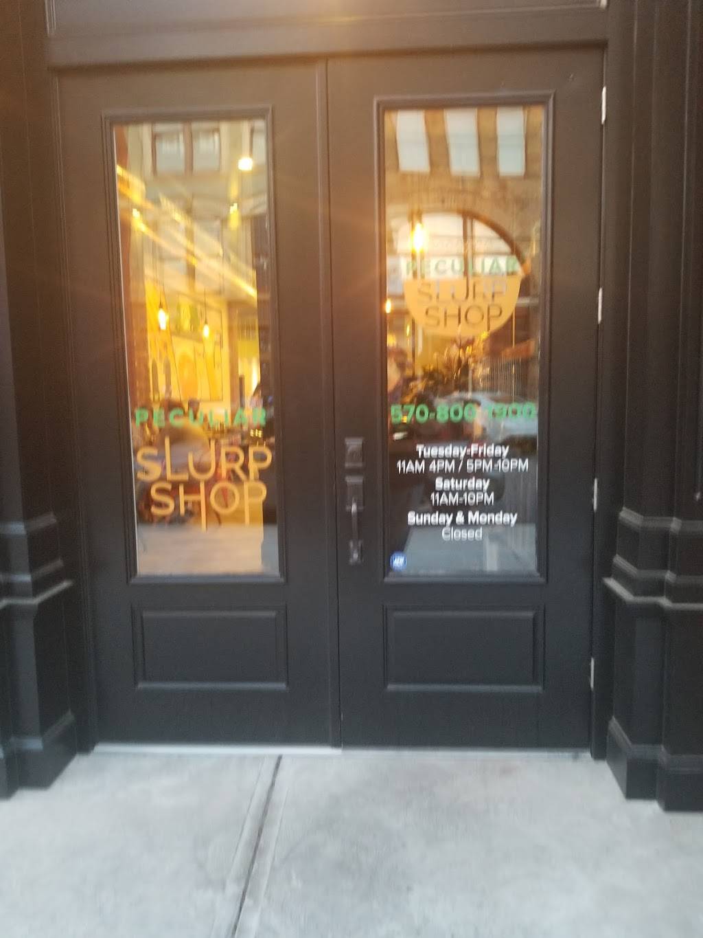 Peculiar Slurp | restaurant | 307 Penn Ave, Scranton, PA 18503, USA | 5708001900 OR +1 570-800-1900