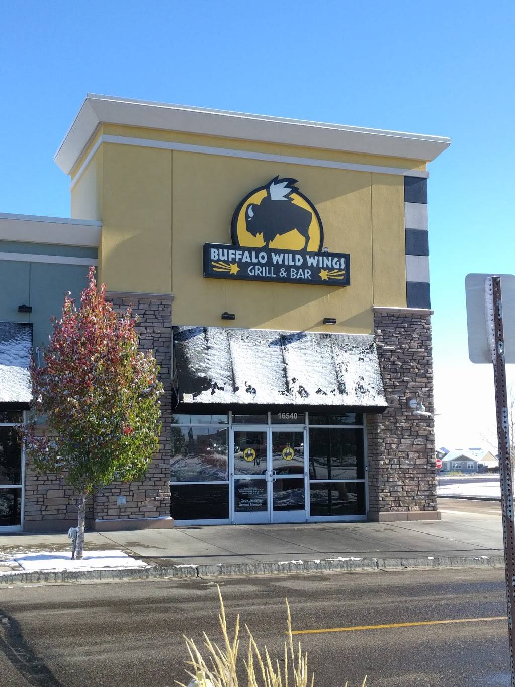 Buffalo Wild Wings | meal takeaway | 16540 N Washington St, Thornton, CO 80023, USA | 3035243800 OR +1 303-524-3800