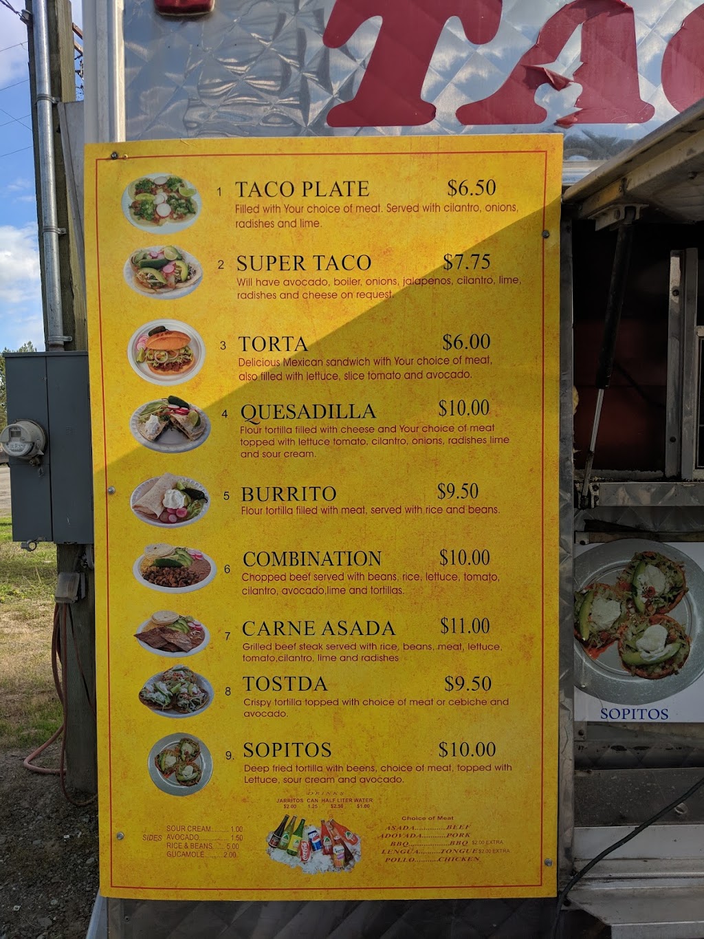 Taco Truck | restaurant | Peshastin, WA 98847, USA | 5093939603 OR +1 509-393-9603