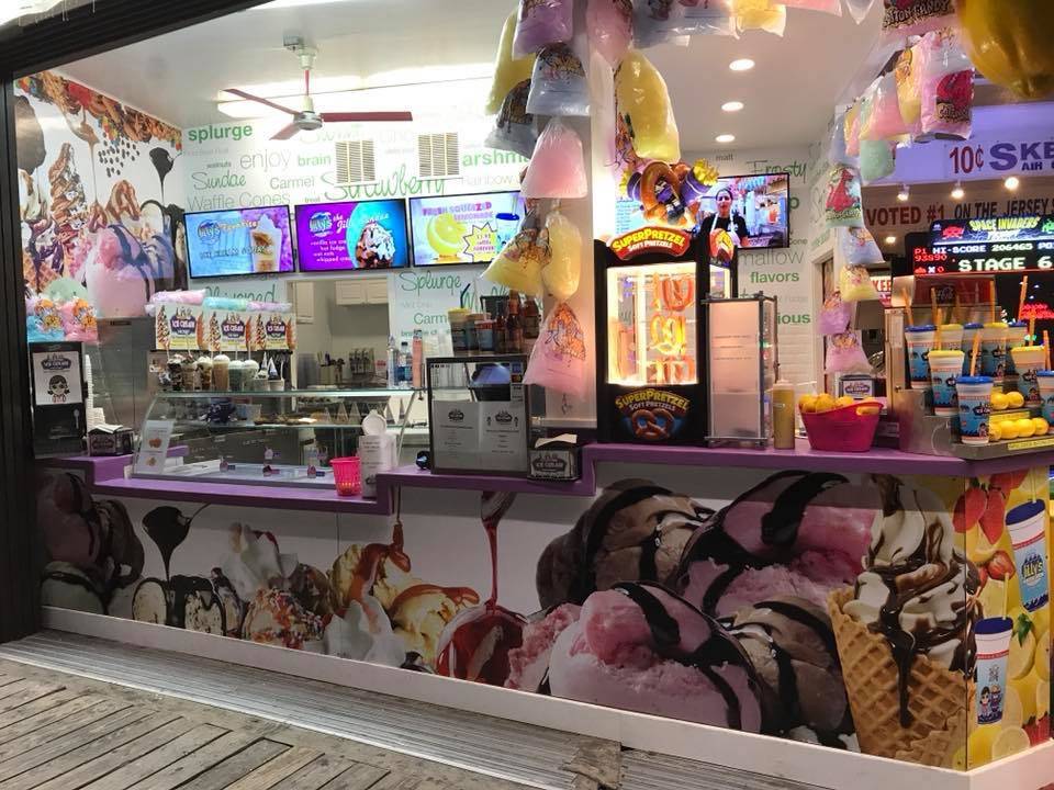 JiLLy’s Ice Cream Factory | restaurant | 1172 Boardwalk, Ocean City, NJ 08226, USA | 6093851234 OR +1 609-385-1234