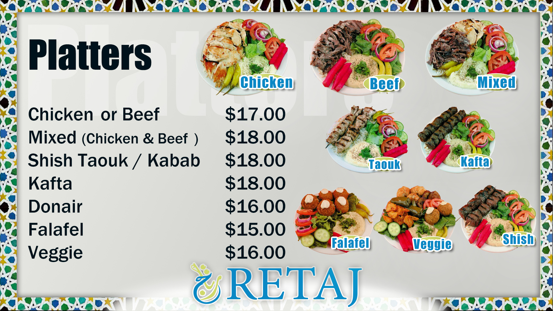 Retaj Mediterranean Cuisine & Shawarma | restaurant | 4456 Limebank Rd Unit 8, Ottawa, ON K1X 1E8, Canada | 6138223306 OR +1 613-822-3306