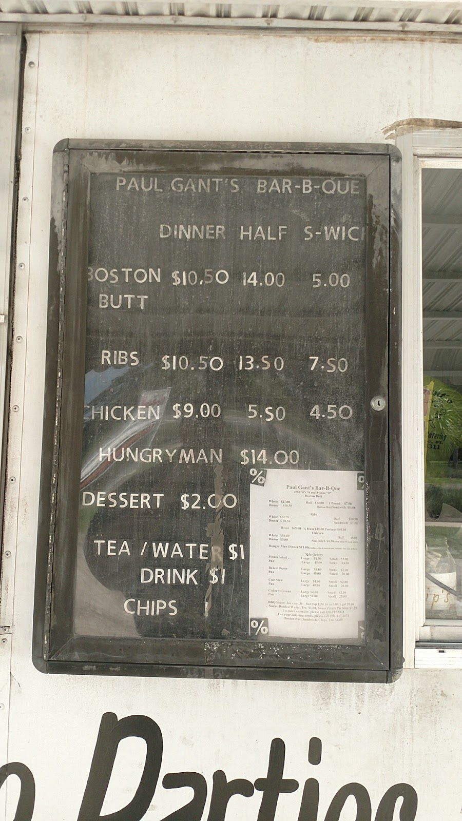 Paul Gants Bar B Que | restaurant | 470 US-98, Port St Joe, FL 32456, USA | 8502279311 OR +1 850-227-9311