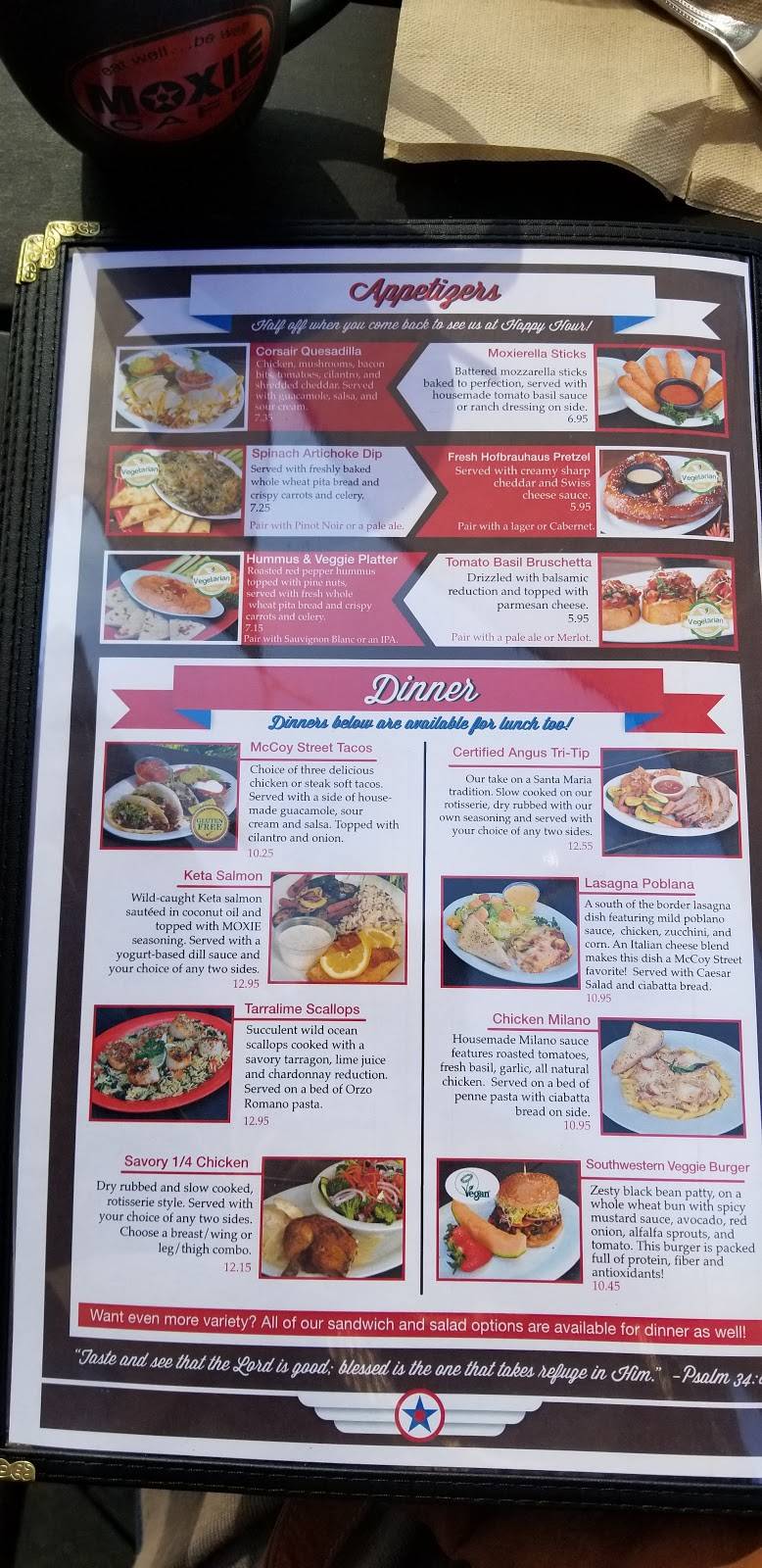 The Moxie Café | restaurant | 1317 W McCoy Ln, Santa Maria, CA 93455, USA | 8053612900 OR +1 805-361-2900