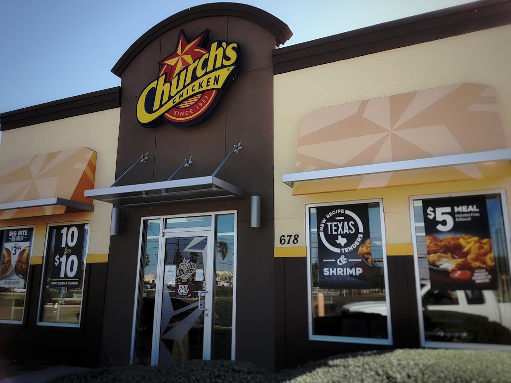 Churchs Texas Chicken | restaurant | 678 E. Hwy 83, La Joya, TX 78560, USA | 9565193908 OR +1 956-519-3908