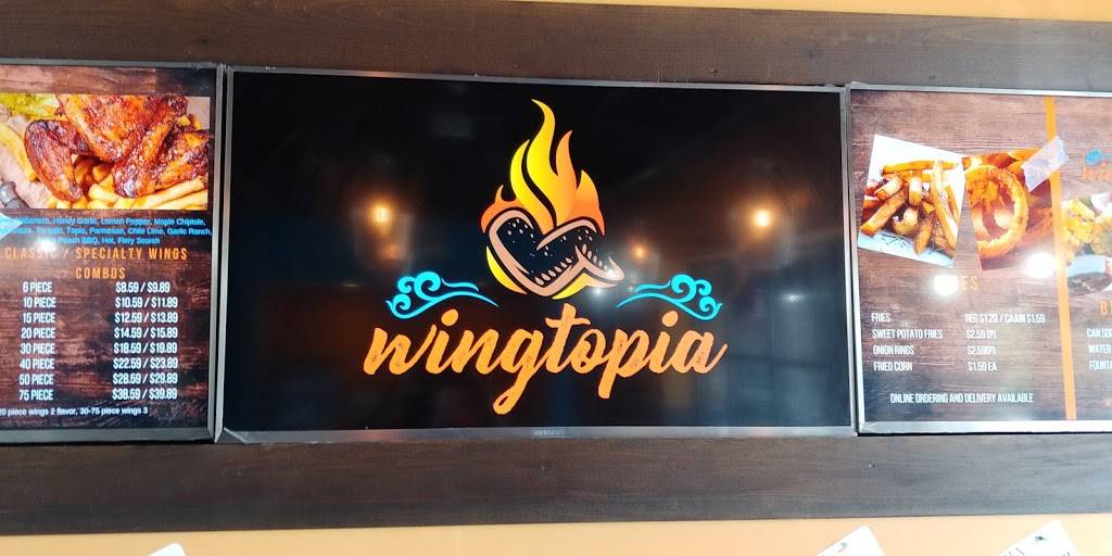 Wingtopia | restaurant | 1105 Main St Suite 301, Forest Park, GA 30297, USA | 4704282248 OR +1 470-428-2248