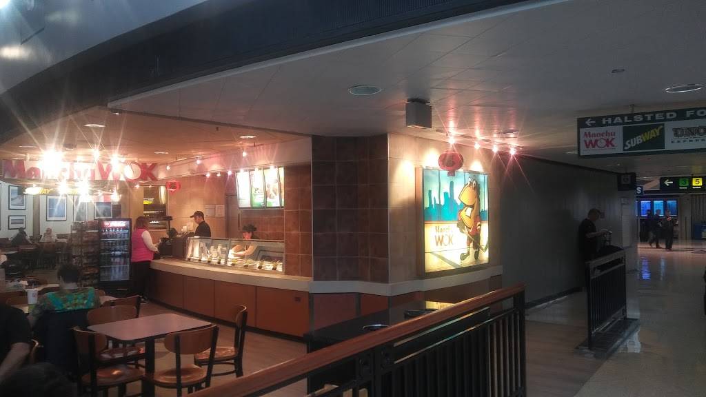 Manchu Wok | restaurant | 10000 West OHare Avenue, Terminal 3, Rotunda - Food Court, Chicago, IL 60666, USA | 7736862715 OR +1 773-686-2715