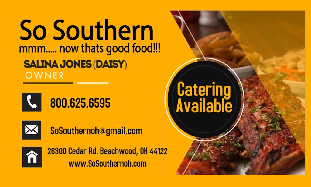 So Southern | restaurant | 26900 Cedar Rd, Beachwood, OH 44122, USA | 8006256595 OR +1 800-625-6595