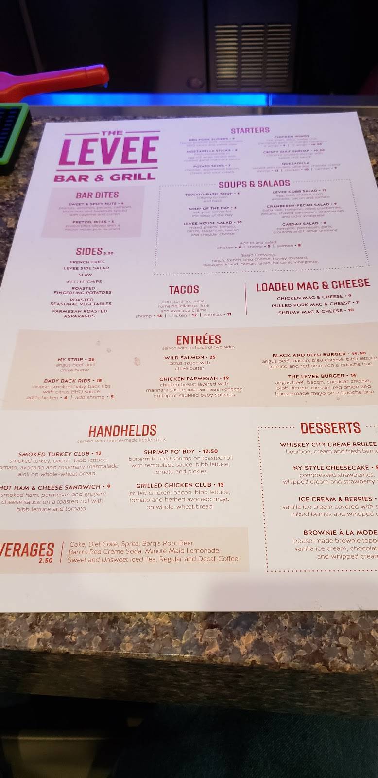 The Levee Bar & Grill | restaurant | 51 Walnut St, Lawrenceburg, IN 47025, USA | 8125398888 OR +1 812-539-8888