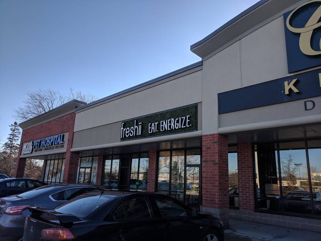 Freshii | restaurant | 4391 King St E, Kitchener, ON N2P 2G1, Canada | 2266460293 OR +1 226-646-0293