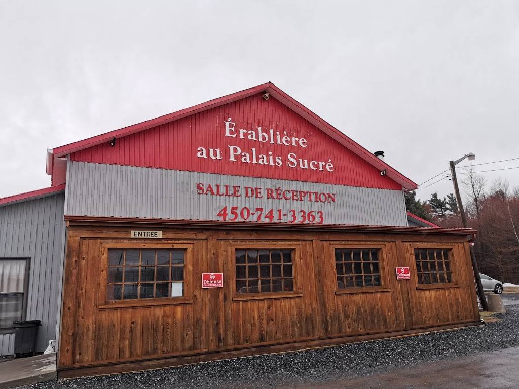 Érablière Au Palais Sucré | restaurant | 864 Rang Chartier, Mont-Saint-Grégoire, QC J0J 1K0, Canada | 4507413363 OR +1 450-741-3363