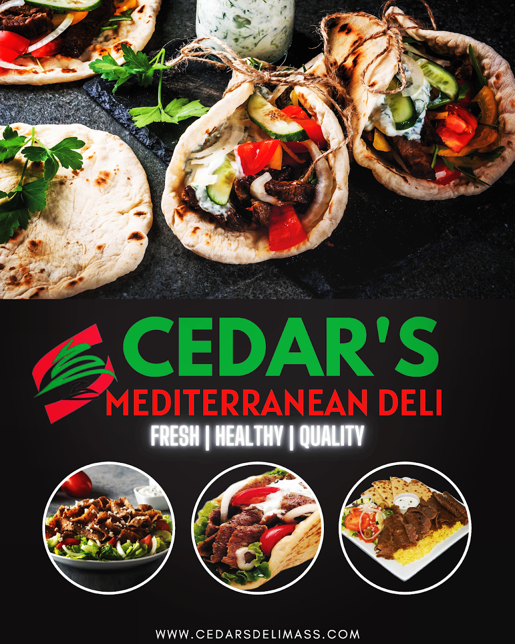 Cedars Mediterranean Deli | restaurant | 106 Washington St, Attleboro, MA 02703, USA | 5086395722 OR +1 508-639-5722