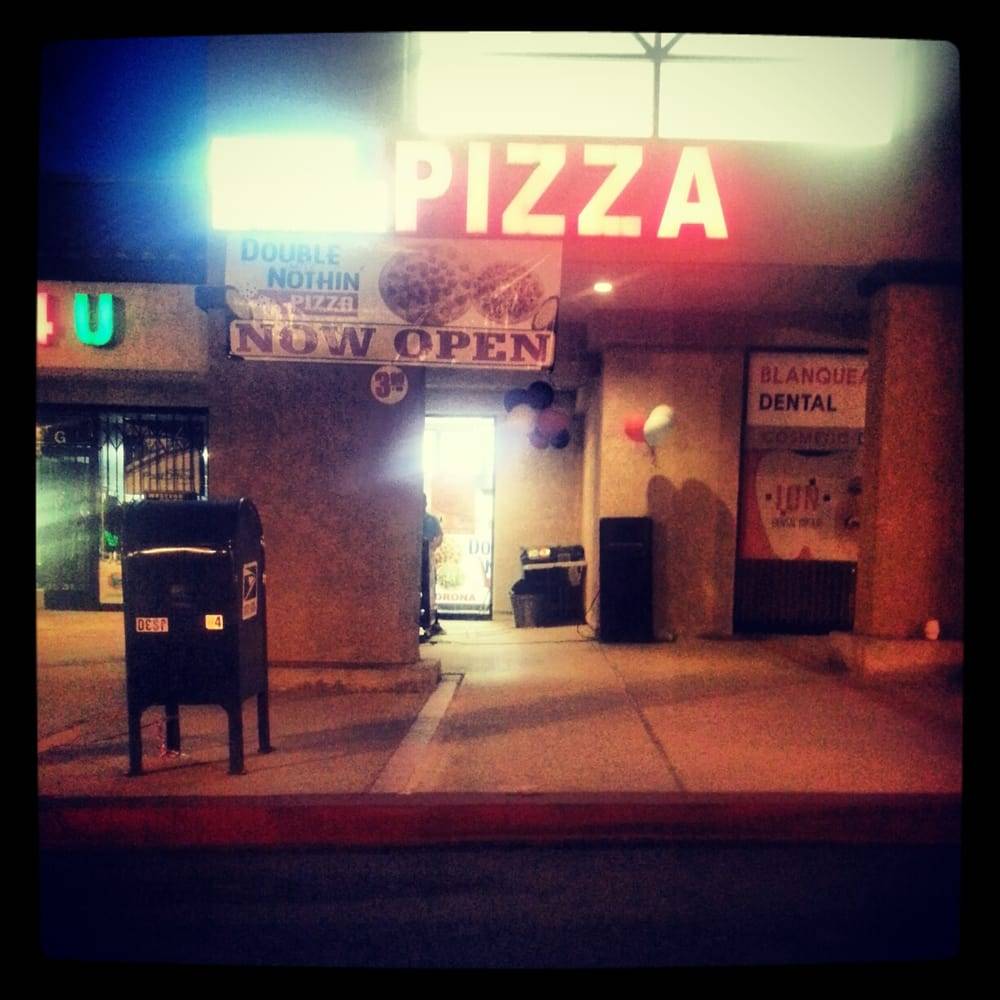Double or nothin pizza | restaurant | 341 S Lincoln Ave, Corona, CA 92882, USA | 9513728035 OR +1 951-372-8035