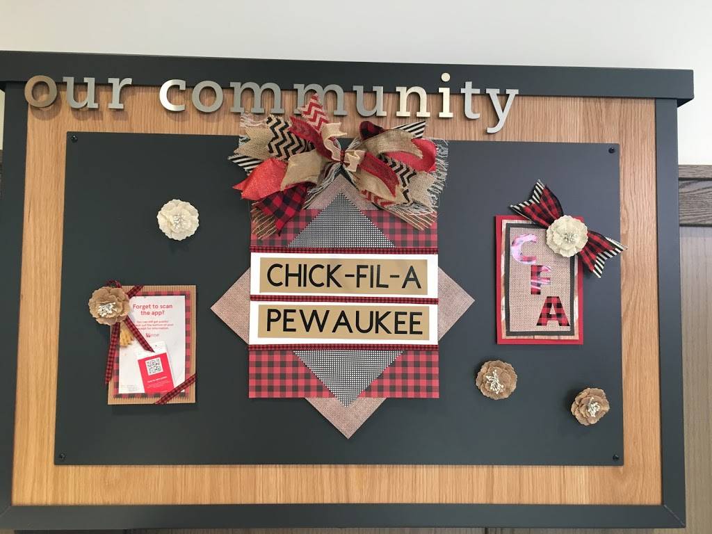 Chick-fil-A Pewaukee | restaurant | 1454 Capitol Dr, Pewaukee, WI 53072, USA | 2626910537 OR +1 262-691-0537