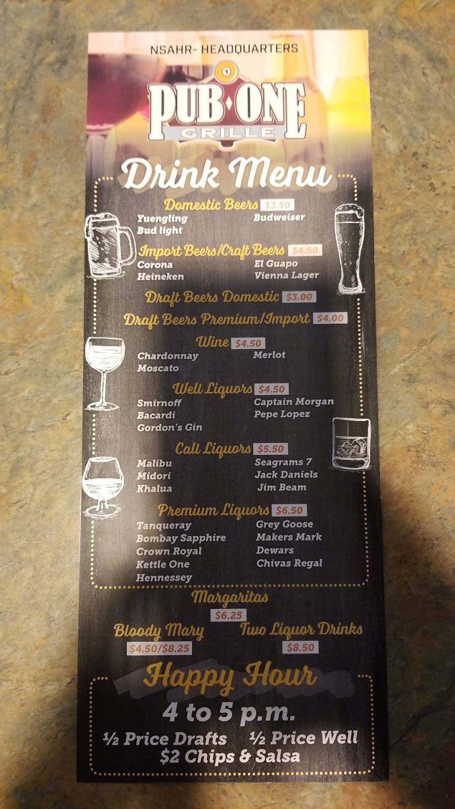 PUB 1 Grille | restaurant | Building SC - 400, 7800 Hampton Blvd, Norfolk, VA 23511, USA | 7574232169 OR +1 757-423-2169