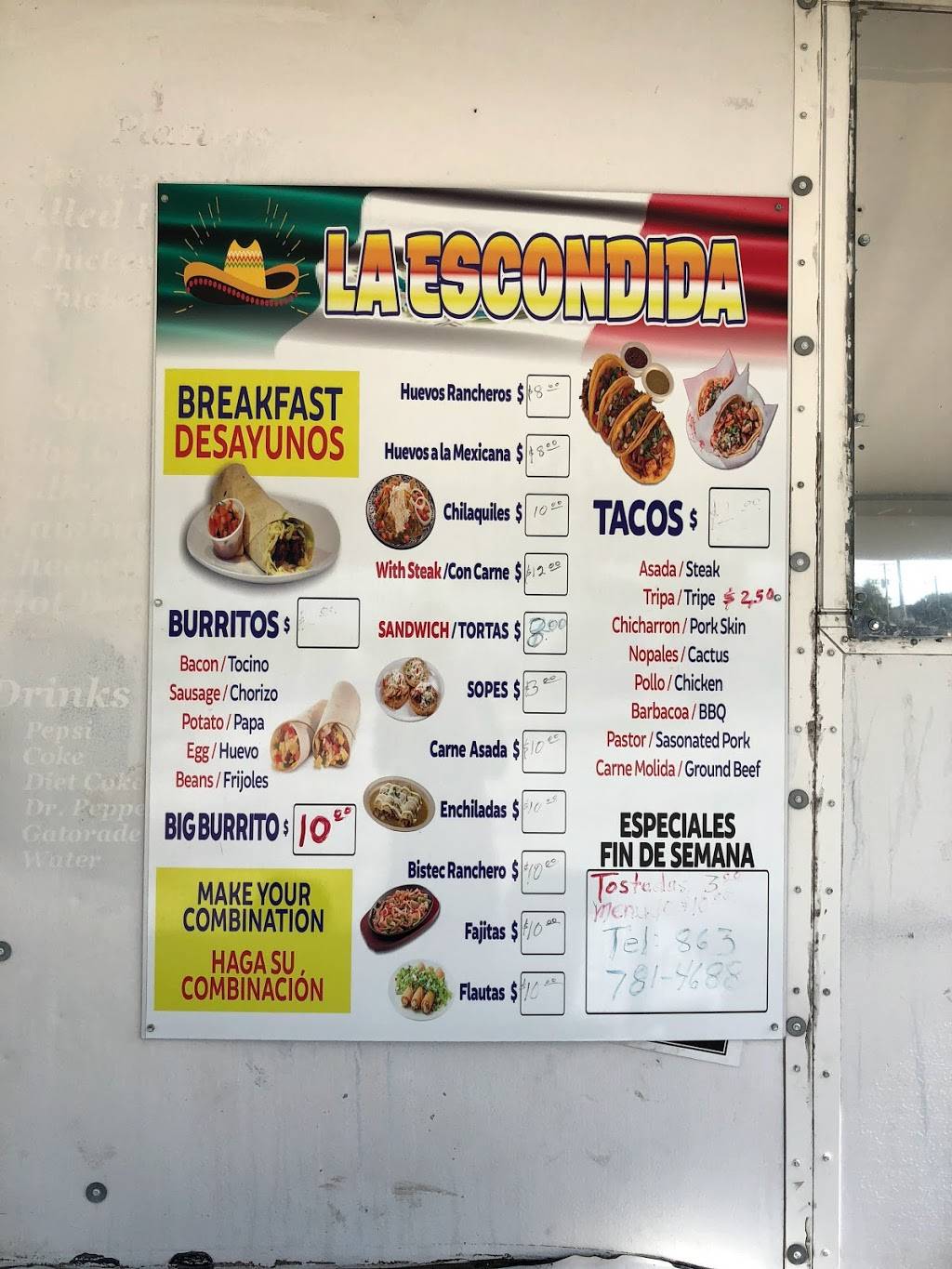 Taqueria La Escondida | restaurant | Wauchula, FL 33873, USA | 8637814688 OR +1 863-781-4688