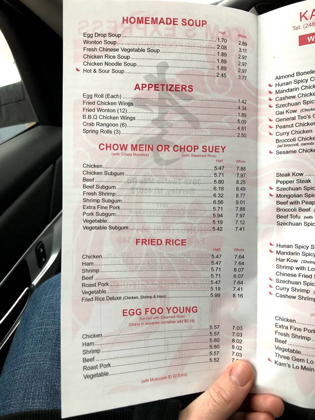 Kams Express | restaurant | 3018 Twelve Mile Rd, Berkley, MI 48072, USA | 2485448030 OR +1 248-544-8030