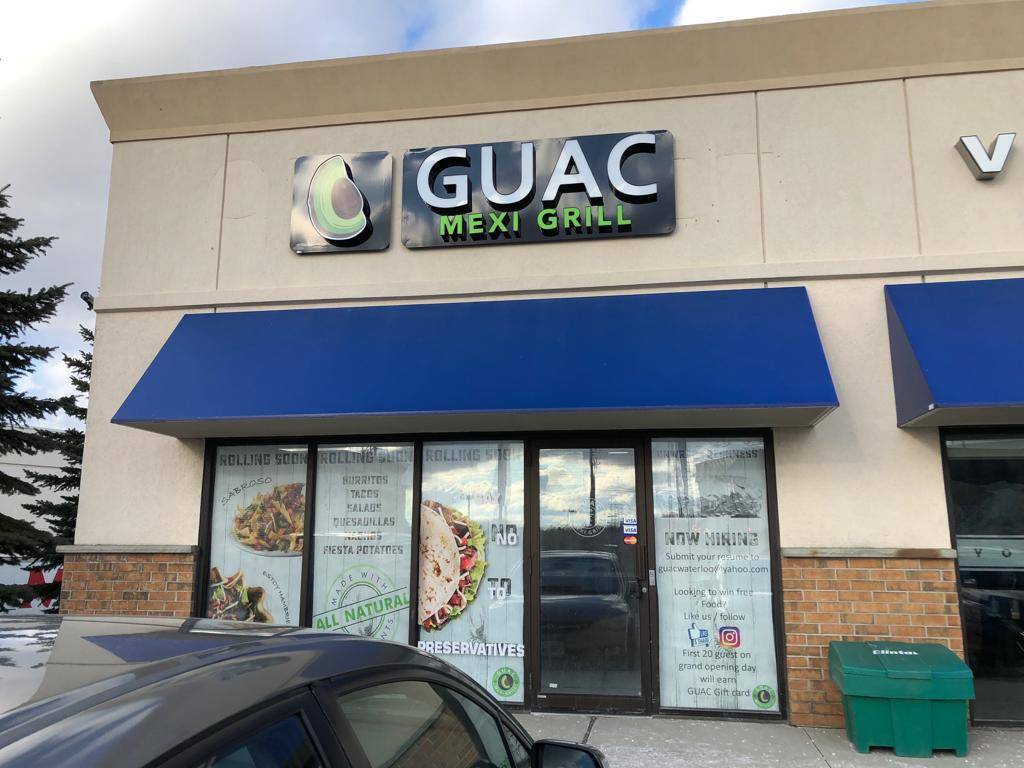 Guac Mexi Grill | restaurant | 572 King St N Unit 4, Waterloo, ON N2L 6L3, Canada | 5197254820 OR +1 519-725-4820