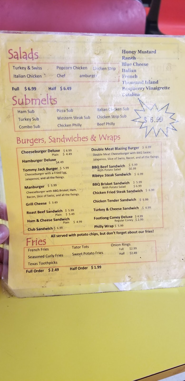 KJs 270 Grill | restaurant | 216 N Calumet Rd, Calumet, OK 73014, USA | 4058932552 OR +1 405-893-2552