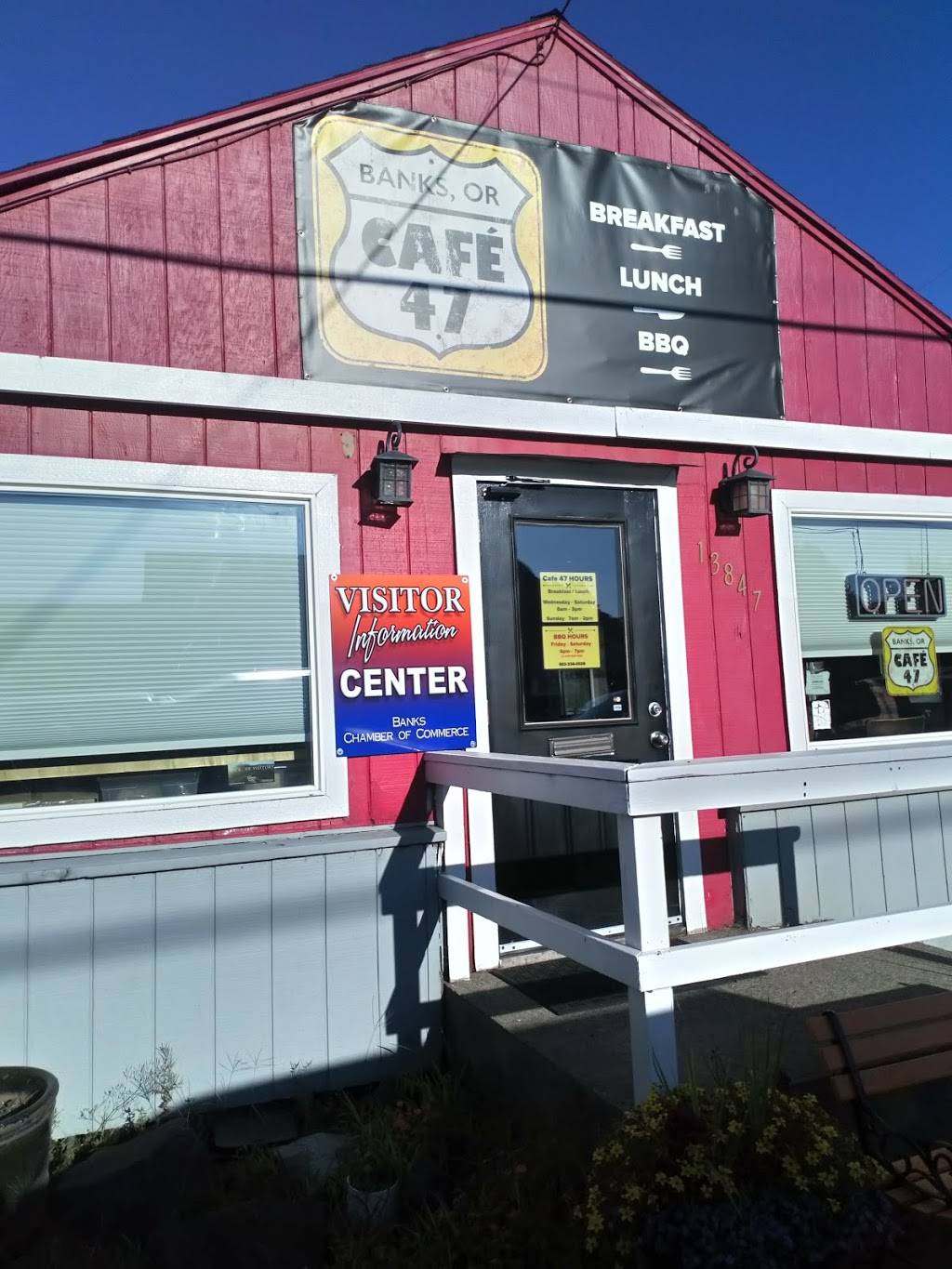 Café 47 | restaurant | 13847 Main St, Banks, OR 97106, USA | 5033360029 OR +1 503-336-0029