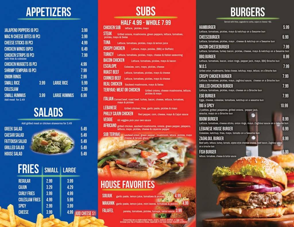 Zaghloul Subs | restaurant | 24142 W Warren St, Dearborn Heights, MI 48127, USA | 3139142053 OR +1 313-914-2053