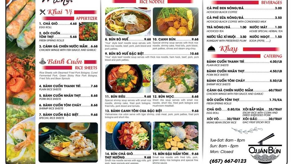 Quan Bun | restaurant | 9792 Garden Grove Blvd, Garden Grove, CA 92844, USA | 6576670123 OR +1 657-667-0123
