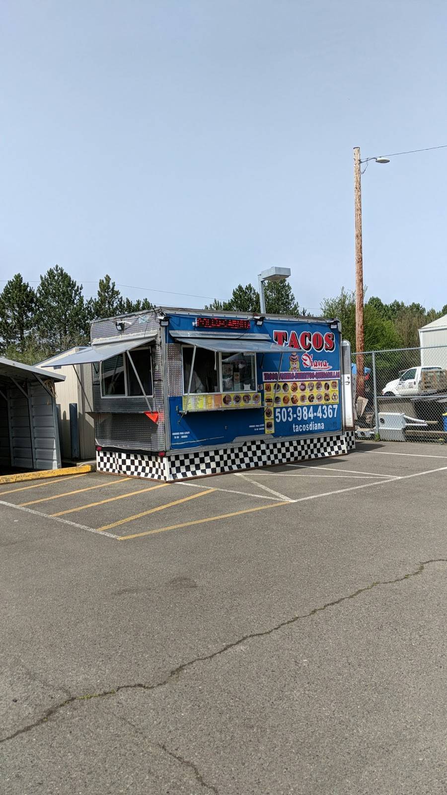 Tacos diana | meal takeaway | 4515 N, Pacific Hwy, Hubbard, OR 97032, USA | 5039844367 OR +1 503-984-4367