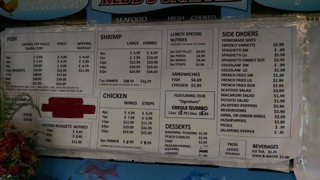 Redds Snapper Seafoods II | restaurant | 6016 W Lisbon Ave, Milwaukee, WI 53210, USA | 4144424774 OR +1 414-442-4774