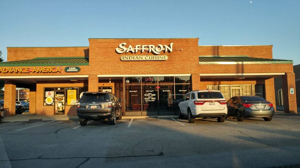 Saffron Indian Cuisine | restaurant | 1178 Woodruff Rd #16, Greenville, SC 29607, USA | 8642887400 OR +1 864-288-7400
