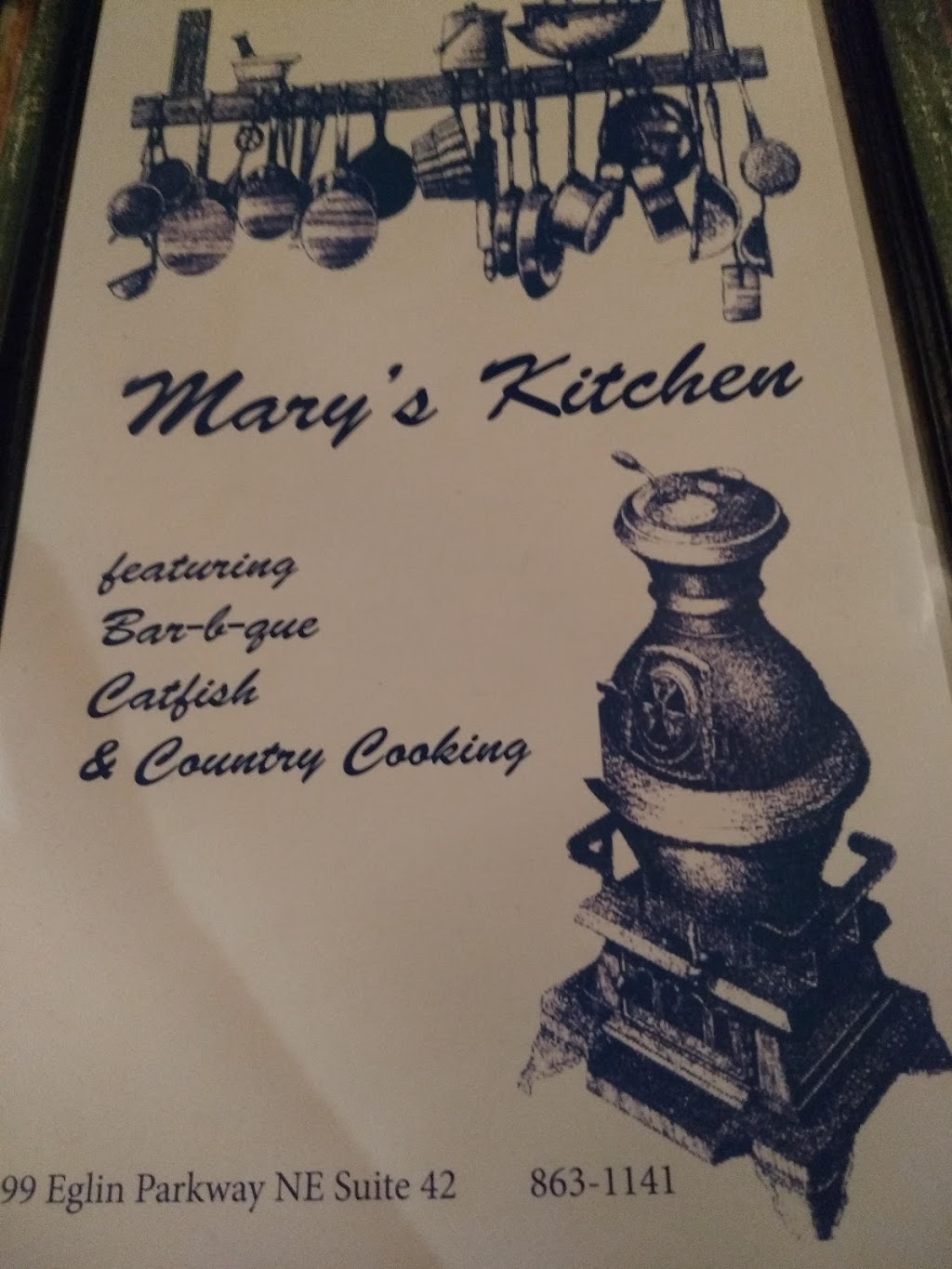 Marys Kitchen | restaurant | 99 Eglin Pkwy NE, Fort Walton Beach, FL 32548, USA | 8508631141 OR +1 850-863-1141
