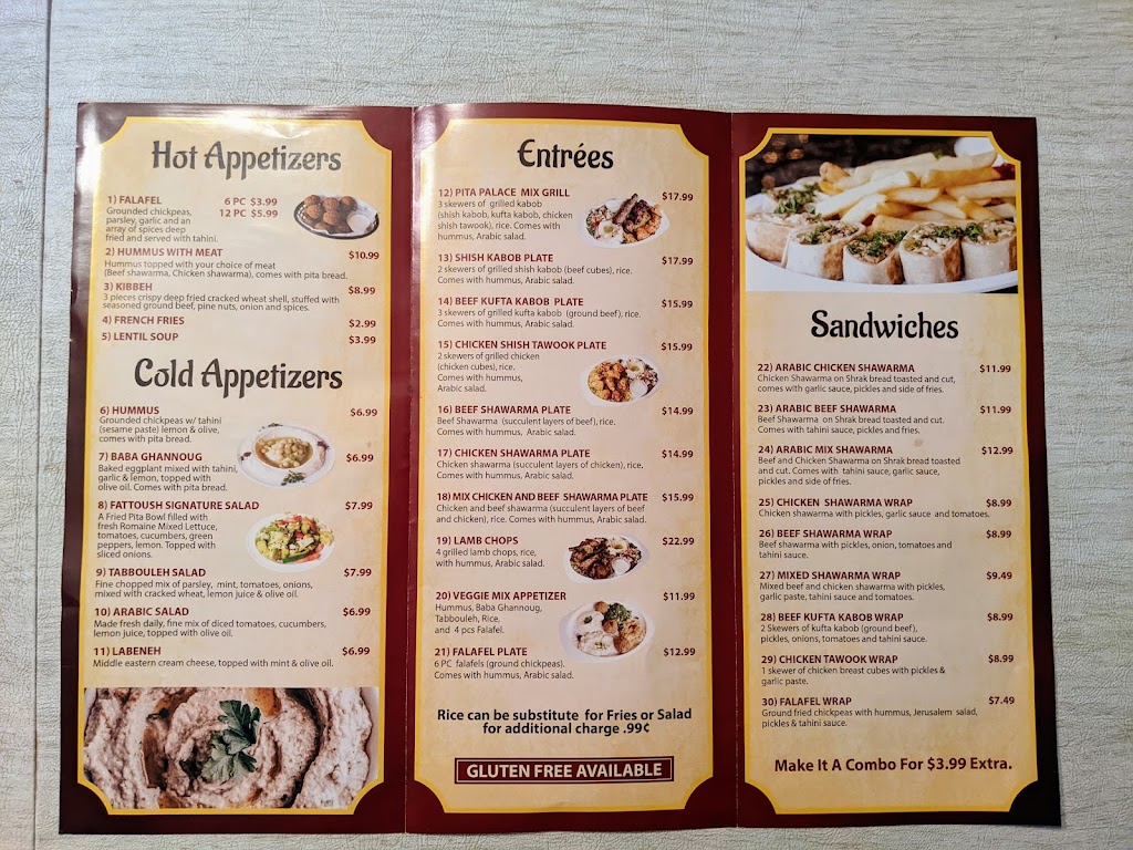 Pita Palace | restaurant | 430 Roosevelt Rd, Glen Ellyn, IL 60137, USA | 6304749956 OR +1 630-474-9956