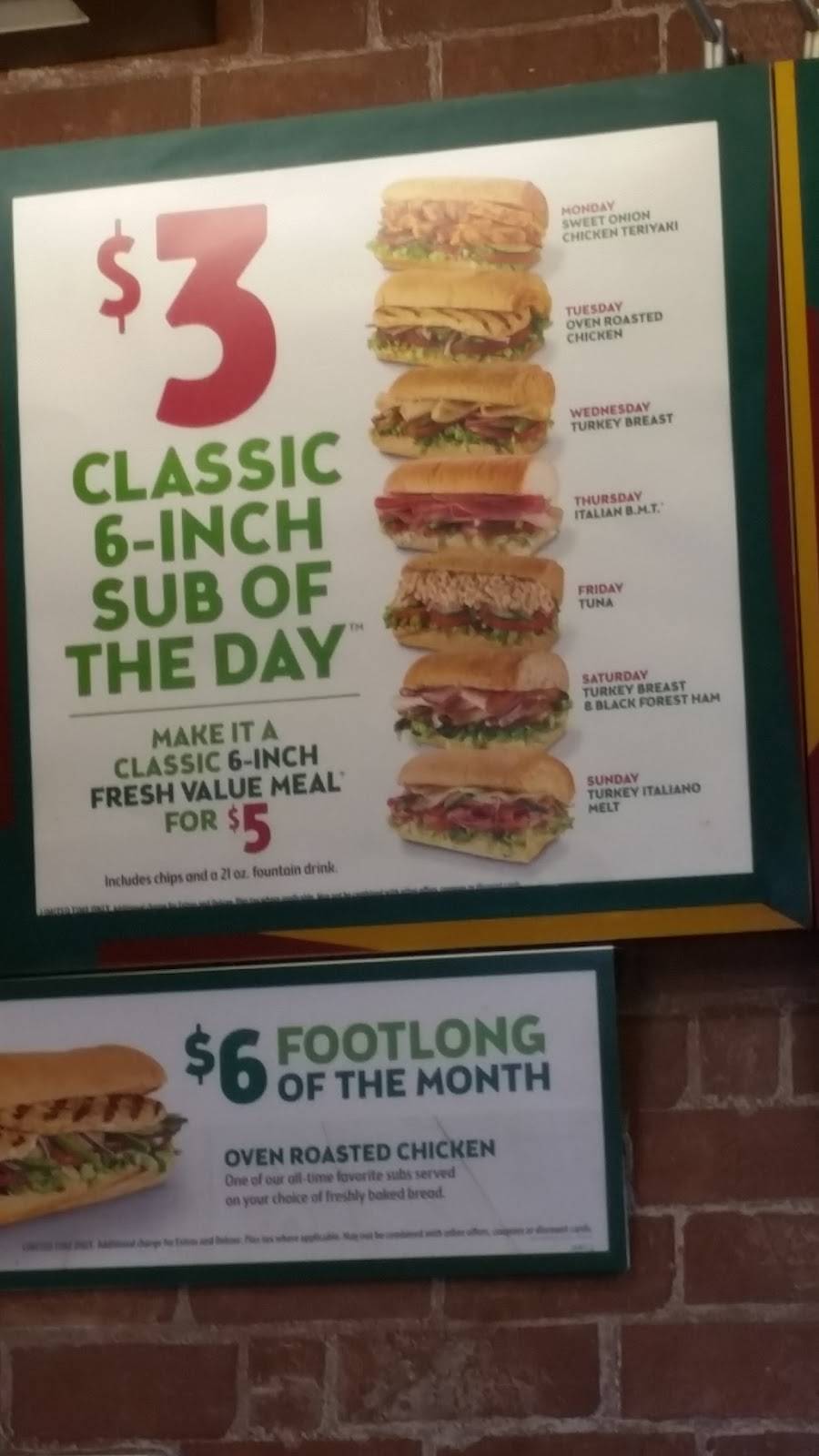 Subway | meal takeaway | 1610 N 36th St Suite B101, Phoenix, AZ 85008, USA | 6022755585 OR +1 602-275-5585