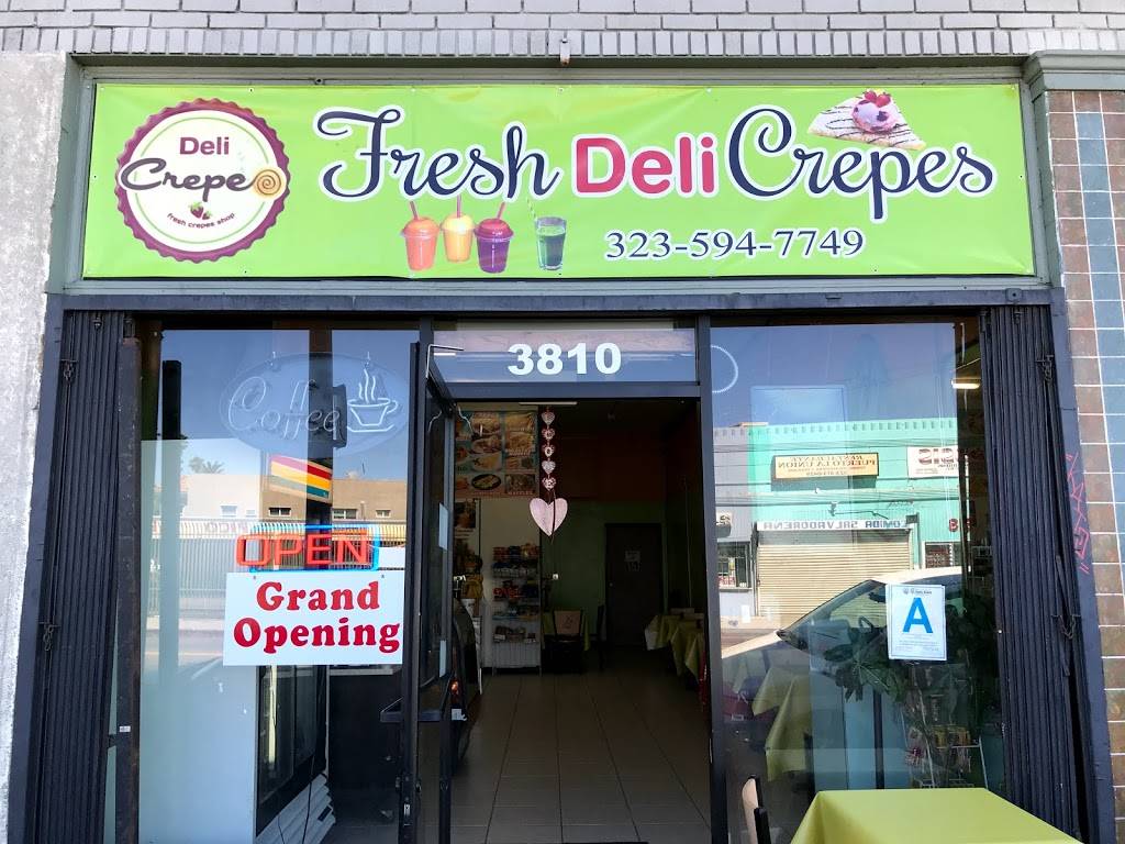 Fresh Deli Crepes | restaurant | 3810 Pico Blvd, Los Angeles, CA 90019, USA | 3235947749 OR +1 323-594-7749
