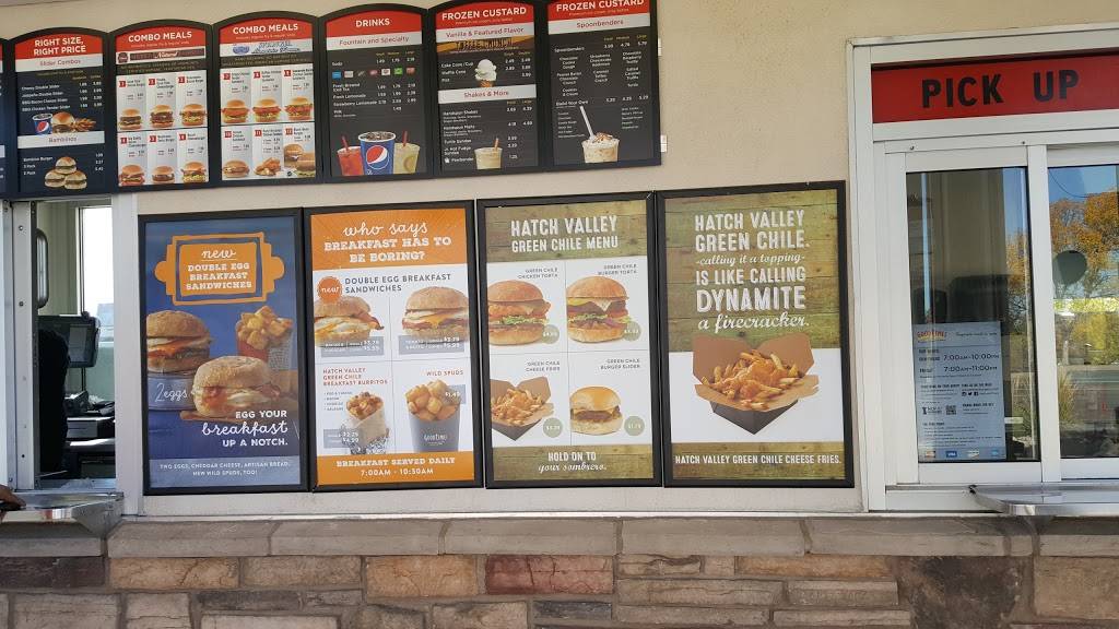 Good Times Burgers & Frozen Custard | restaurant | 8950 E Hampden Ave, Denver, CO 80231, USA | 3037717525 OR +1 303-771-7525