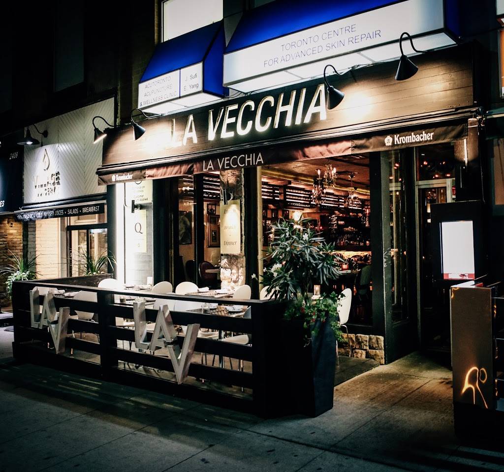 La Vecchia Restaurant Uptown | restaurant | 2405 Yonge St A, Toronto, ON M4P 2E7, Canada | 4164890630 OR +1 416-489-0630