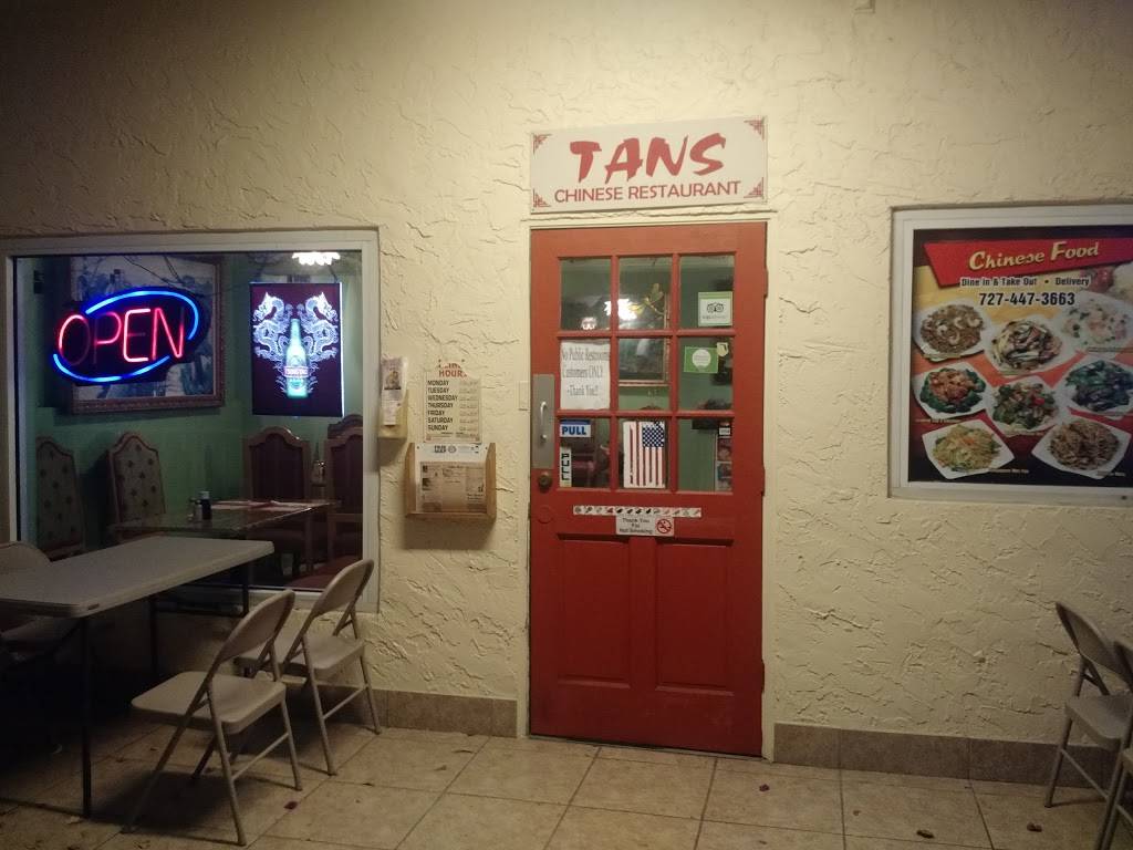 Tans Chinese Restaurant | restaurant | 432 Poinsettia Ave, Clearwater Beach, FL 33767, USA | 7274473663 OR +1 727-447-3663