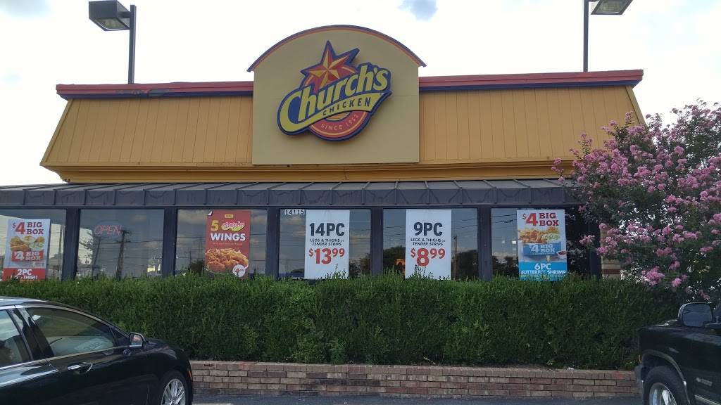 Churchs Chicken | restaurant | 14115 S Coit Rd, Dallas, TX 75254, USA | 9723929885 OR +1 972-392-9885