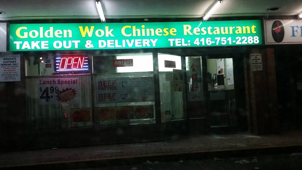 Golden Wok Chinese Restaurant | meal delivery | 94 Halsey Ave, East York, ON M4B 1A9, Canada | 4167512288 OR +1 416-751-2288