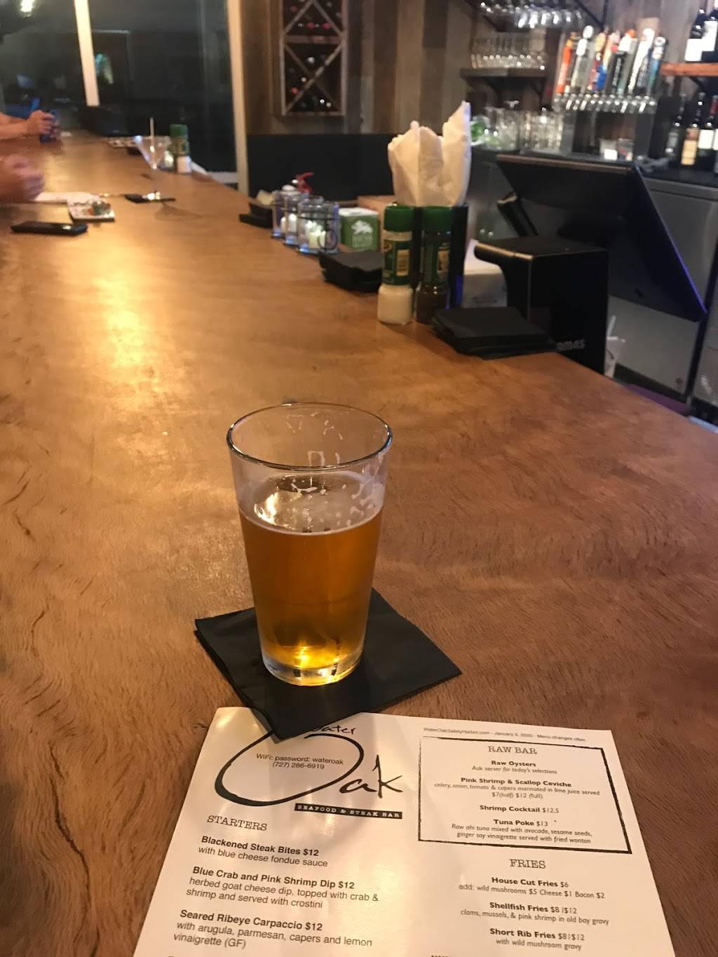 Water Oak Grill | restaurant | 201 Main St Suite 100, Safety Harbor, FL 34695, USA | 7272866919 OR +1 727-286-6919